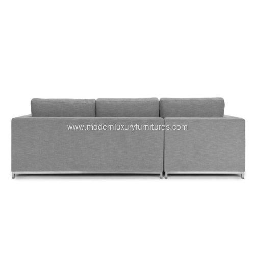 Soma Dawn Gray Left Sectional Sofa Bed